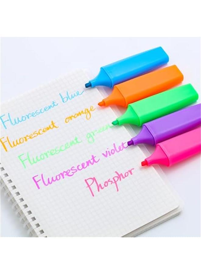 Arabest Highlighter Highlight ink Soft fiber pen tips smooth writing 6 colors markers candy transparent for notebooks work study life记录。  - Image 4