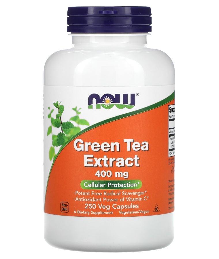 now Green Tea Extract 400 mg 250 Veg Capsules