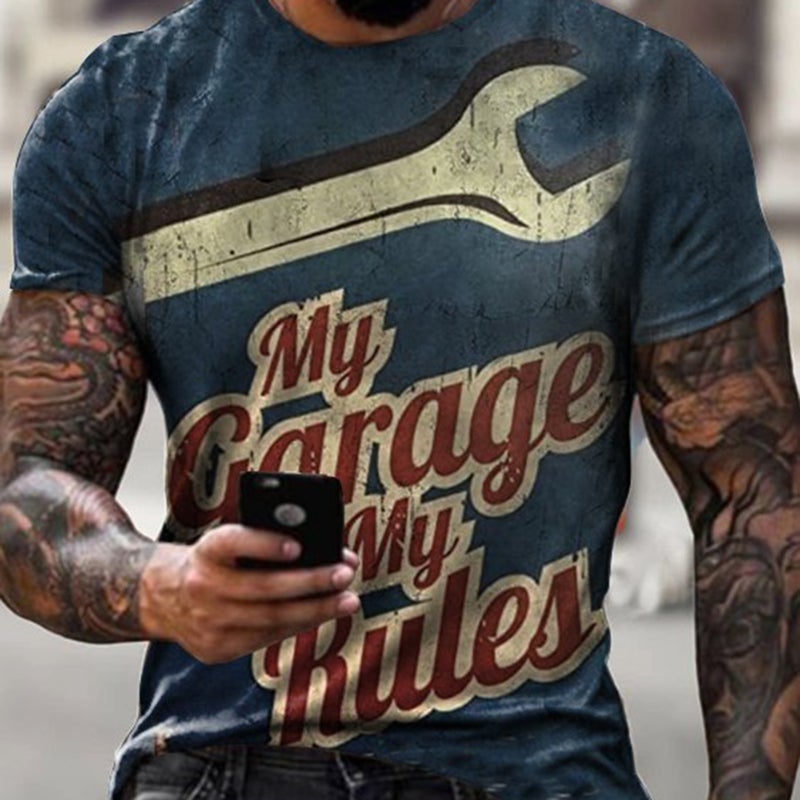 Men's T-Shirt Blue S