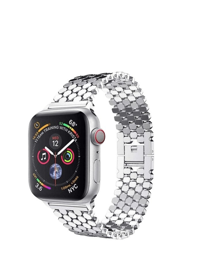 Generic - Stainless Steel Band for Apple Watch 49mm 45mm 44mm 42mm Compatible with iWatch Ultra/8/7/6/5/4/3/2/1/SE/SE2 Series - Image 1