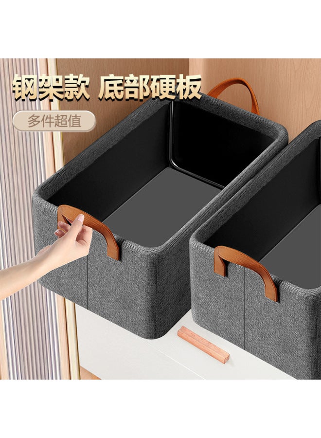 Autonomy Clothes Storage Box, Home Wardrobe Organizer, Clothing And Pants Storage Bin, Foldable Fabric Storage Basket - Image 2