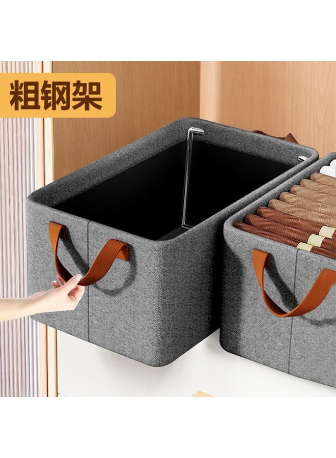 Autonomy Clothes Storage Box, Home Wardrobe Organizer, Clothing And Pants Storage Bin, Foldable Fabric Storage Basket - Image 3