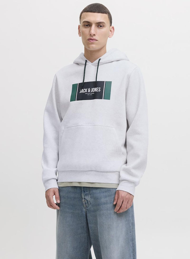 JACK & JONES Jjhayato Sweat Hood Bts Ln - Image 3