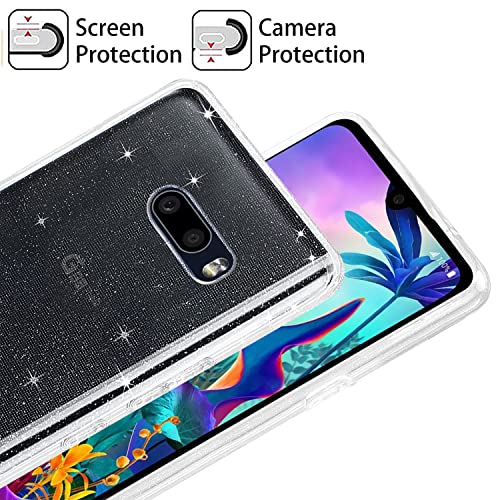 Plus Liquid Crystal Glitter TPU Back Cover Case Compatible with LG G8X ThinQ - Image 2