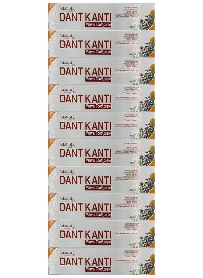 Patanjali Dant Kanti Natural Toothpaste 100gm / 3.38 fl oz - (Pack of 10) - Image 1