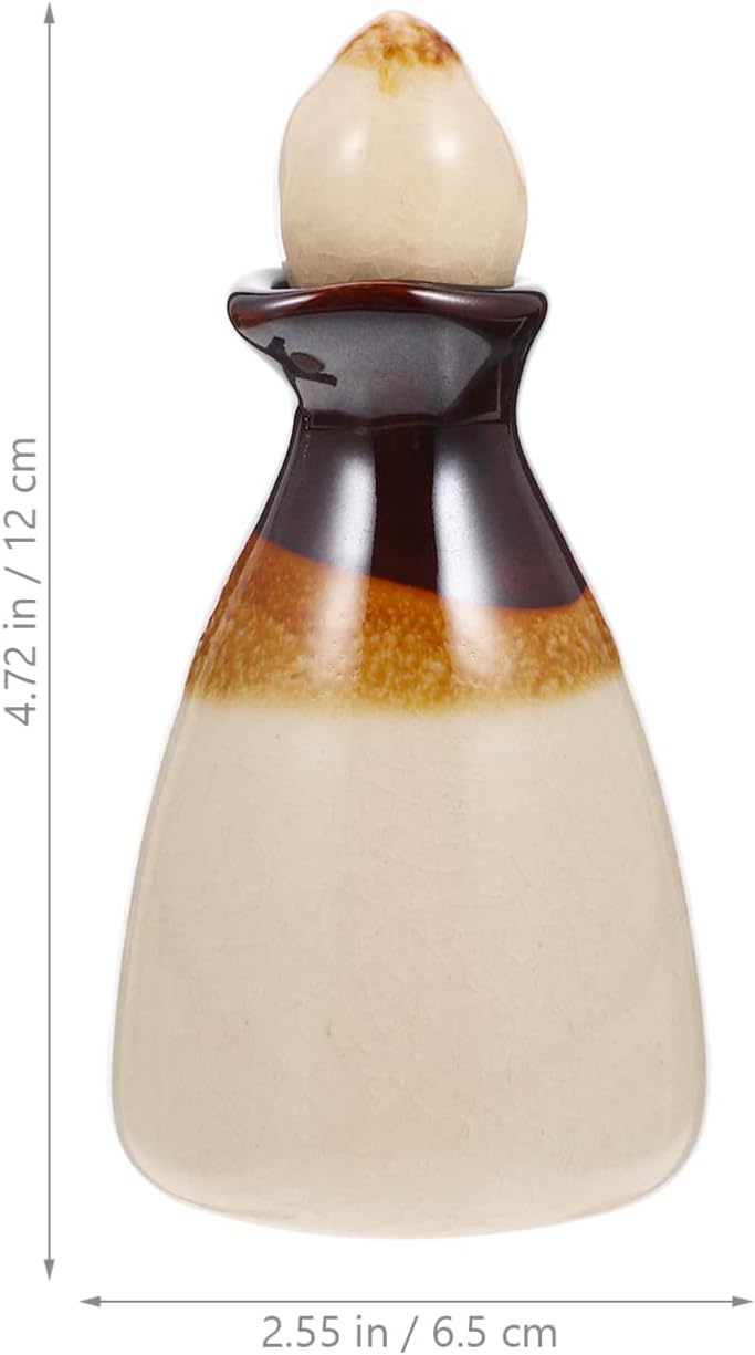 cheekyglo زجاجات موزع سيراميك مع أغطية زجاجة موزع فارغة ملحقات العطر للاستخدام مع عطور DIY وزيوت أساسية بديلة بيضاء - Image 2