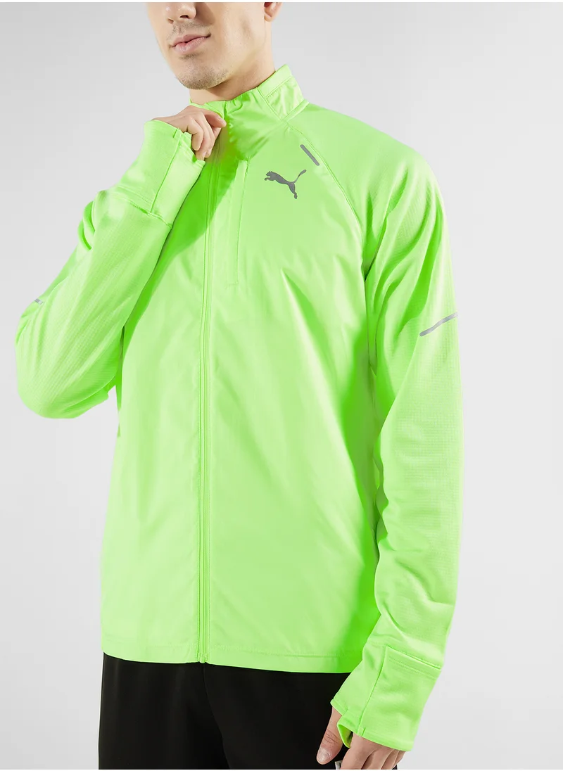 PUMA Grid Fleece Woven Hoodie