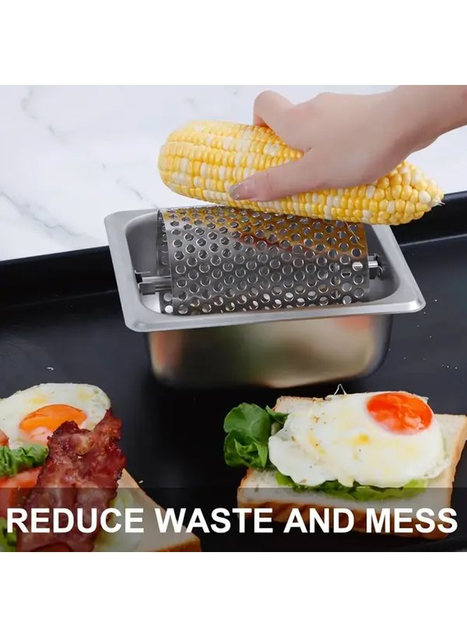 Heavy Duty 304 Stainless Steel Butter Roller With Legs For Buns Bread And Pastry - Image 5