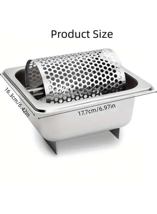 Heavy Duty 304 Stainless Steel Butter Roller With Legs For Buns Bread And Pastry - Image 3
