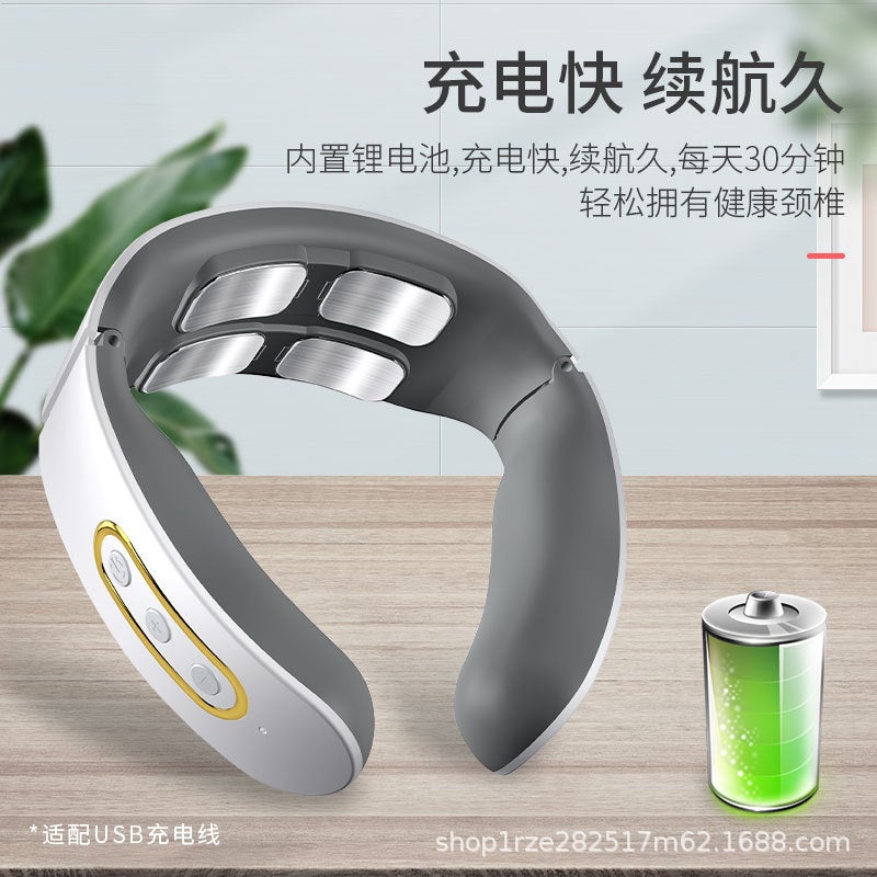 Cervical Vertebra Neck Massager – Bluetooth Music Shoulder and Neck Massager Model 910 - Image 4