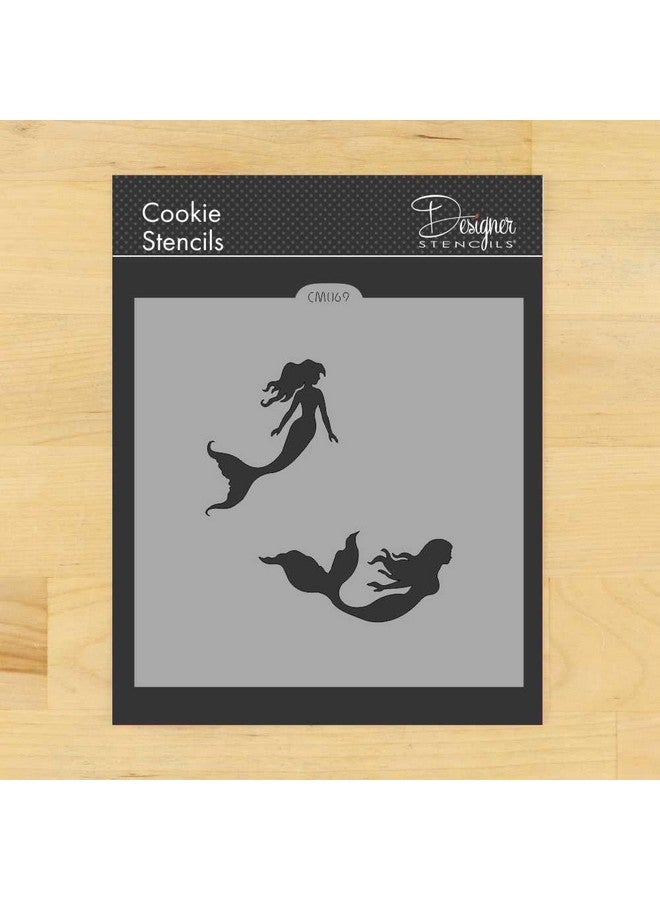 Designer Stencils Mermaids Cookie and Craft Stencil by Designer Stencils - Image 1