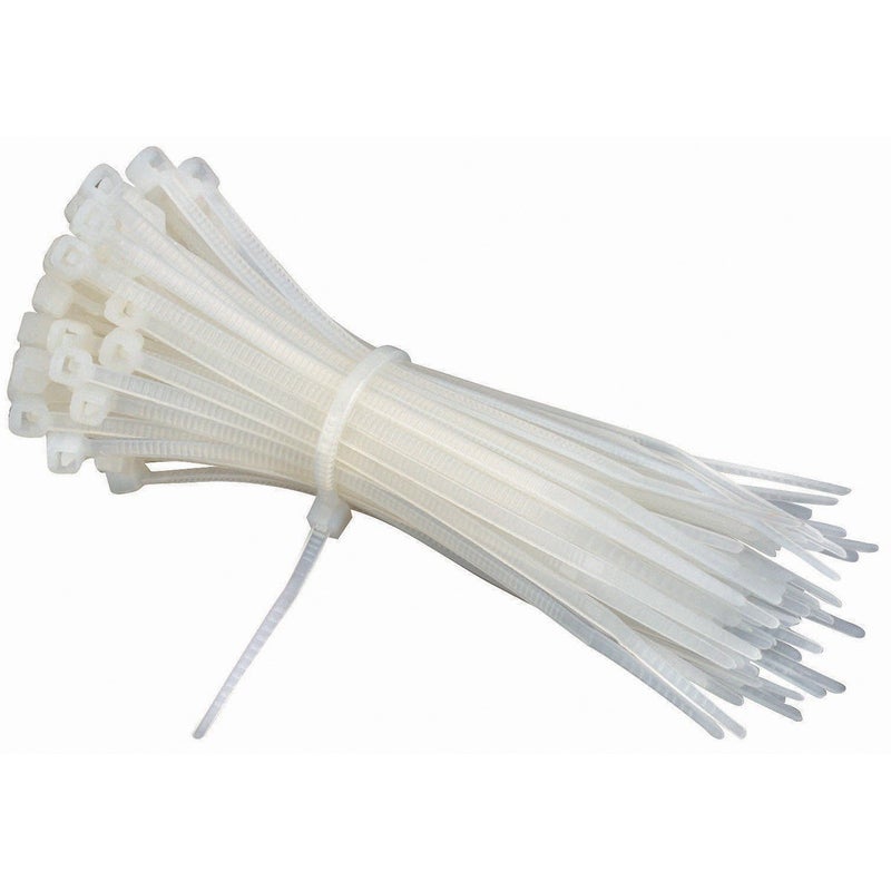 ART IFACT 300 Pieces of 4 Inch Nylon Cable Tie - Super Strong, Natural Colour (4 inch) - Image 1