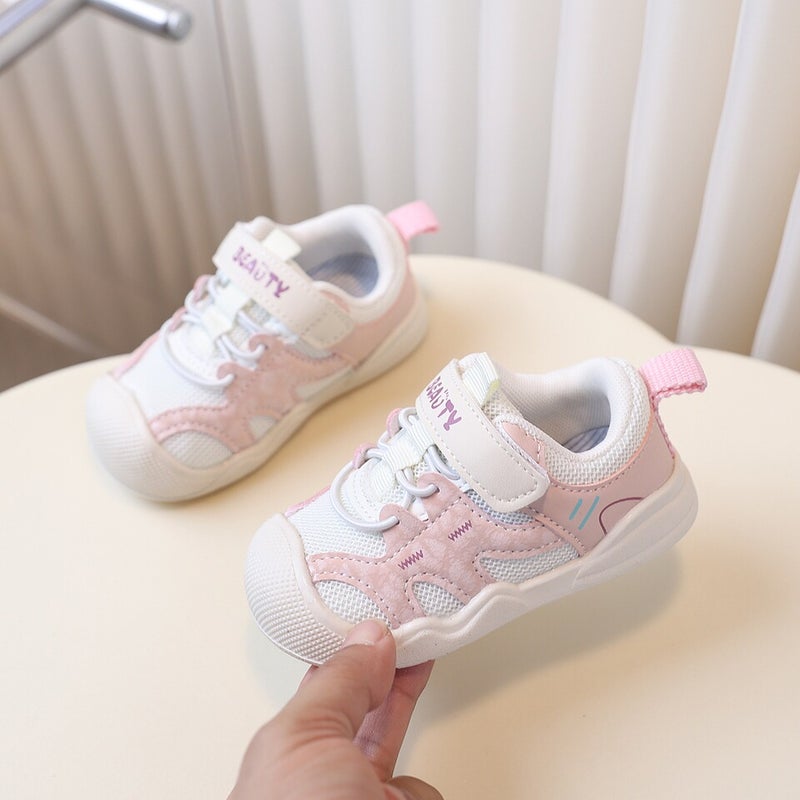 Mesh Sneakers Lightweight Flexible Sole Walking Shoes For Kids Indoor And Outdoor Activities - Image 4