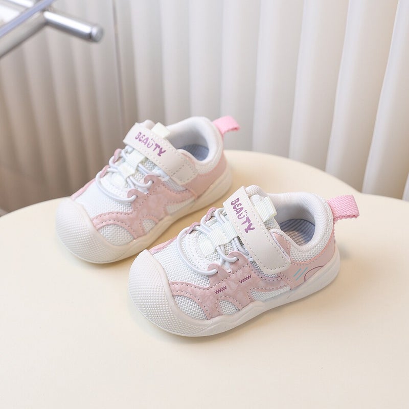 Mesh Sneakers Lightweight Flexible Sole Walking Shoes For Kids Indoor And Outdoor Activities - Image 1