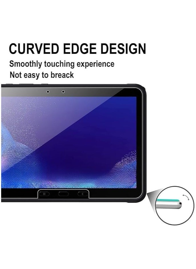 General - 2 Pack Tempered Glass Screen Protectors for Samsung Galaxy Tab Active 5 Pro 5G (2025) 10.1 inch, HD 9 Hardness Scratch Resistant Full Coverage - Image 1