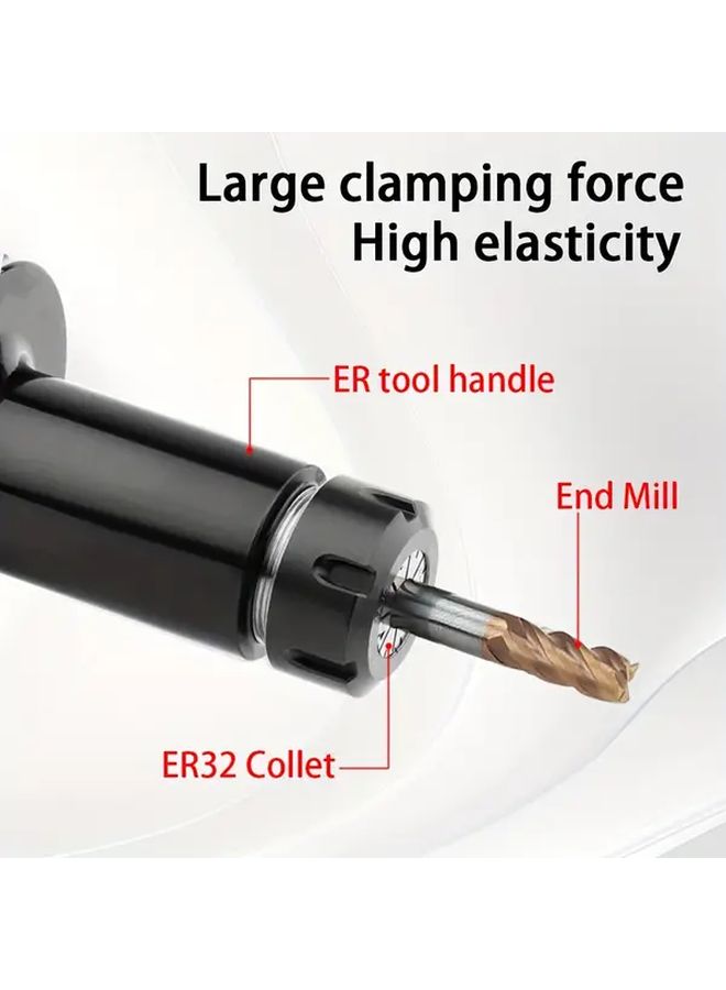 ER32 طقم كوليت نابض 6 مم لحامل أداة محرك المغزل لآلة الطحن CNC - Image 5