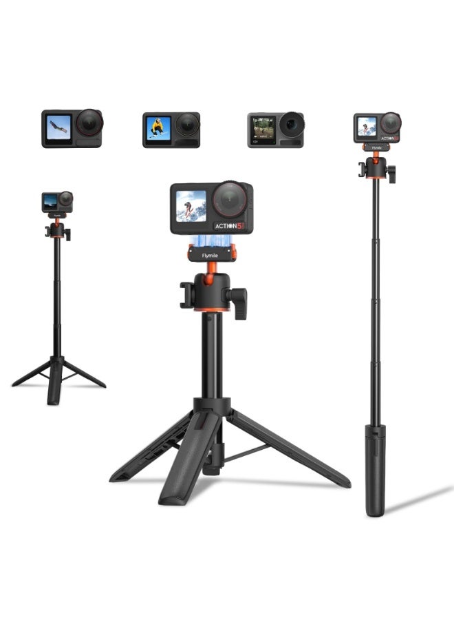 اكسيسن حامل ثلاثي القوائم للسيلفي لـ DJI Osmo Action 5 Pro، قضيب تمديد 21 بوصة، حامل ثلاثي القوائم محمول مع حامل مغناطيسي سريع التحرير لـ DJI Osmo Action 5 Pro 4 Camera - Image 1