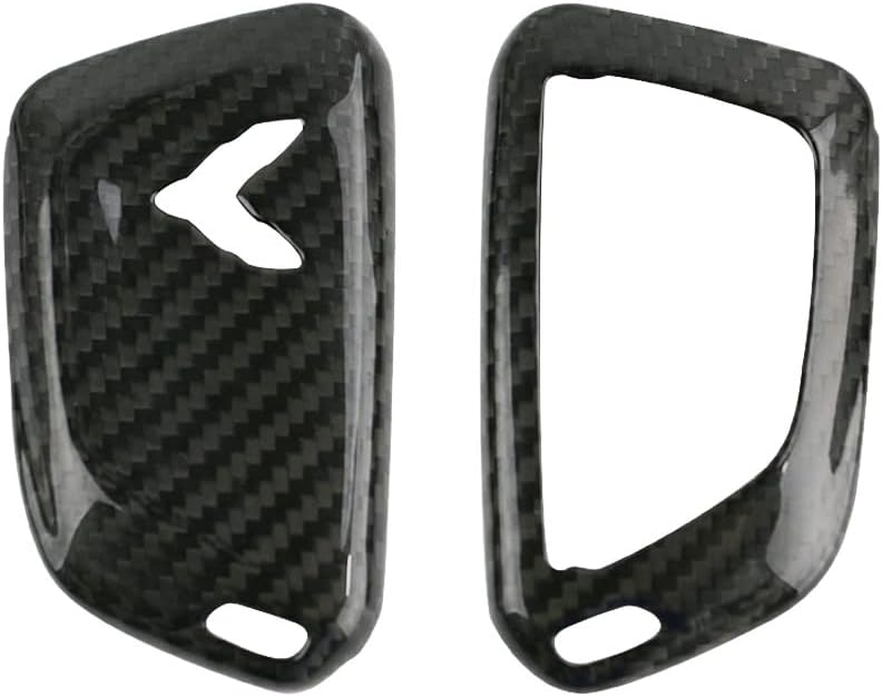 PACEWALKER Carbon Fiber Key Fob Case Cover for Chevrolet Corvette C8 (2020-2022) - Black - Image 4