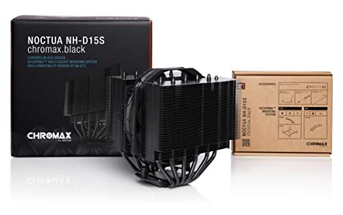Noctua NH-D15S chromax.Black, مبرد وحدة المعالجة المركزية ذو البرجين المميز مع مروحة NF-A15 PWM 140mm (أسود) - Image 4