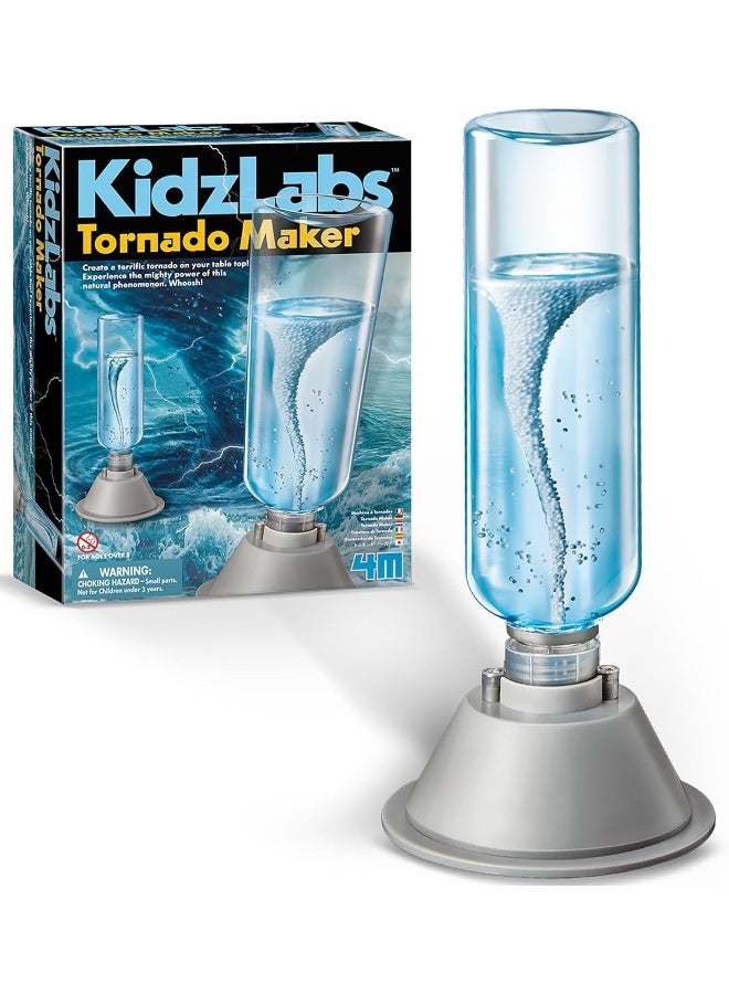 4M KidzLabs Tornado Maker – Create a Real Spinning Tornado in a Bottle | Fun Weather Science Experiment Kit for Kids Ages 8+ | 00-03363 - Image 2