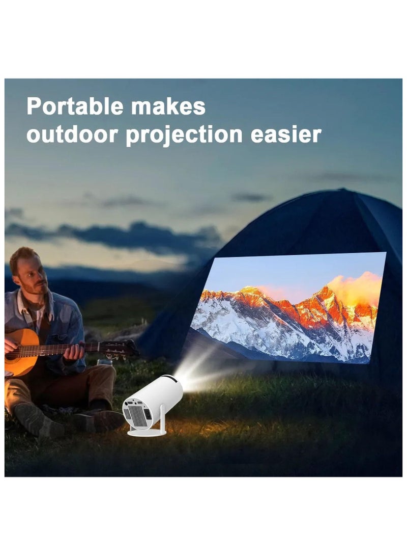 zuleen Immersive 4K Smart Portable Projector with Built-In Speakers, Screen Mirroring, and Advanced Connectivity Features for HD Home Cinema Experience - Image 4
