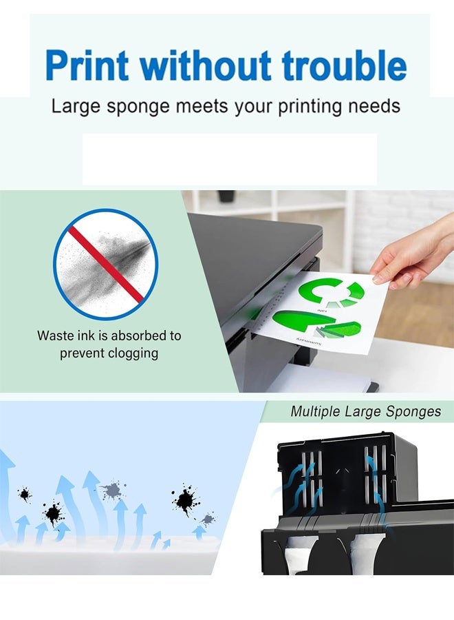 أوفيس ميكر MC-G04 Ink Maintenance Cartridge with New Chip MC G04 Use with MegaTank G3270 G2270 G1230 Printer (1 Pack) - Image 5