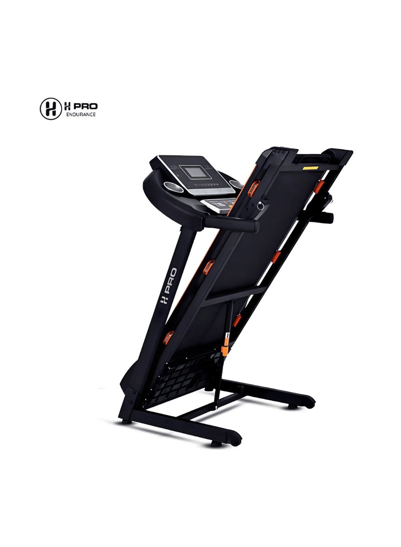 H PRO HM Sports HM798 Foldable Treadmill | 3.5HP Peak Motor | LCD Display with 6 Level Incline | Compact Home Gym Fitness Machine - Image 3