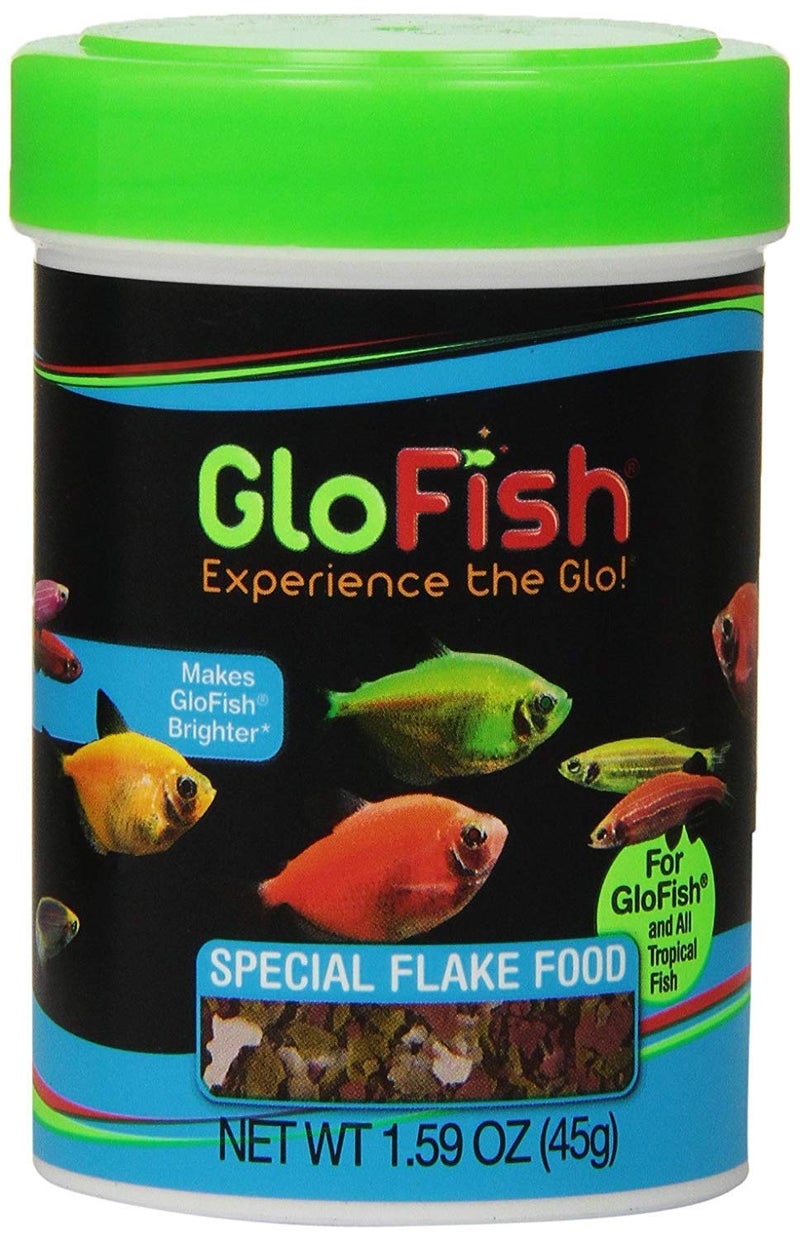 GloFish 1.59-Ounce, Colorful 4 Flake Blend Food for Fishes - Image 1