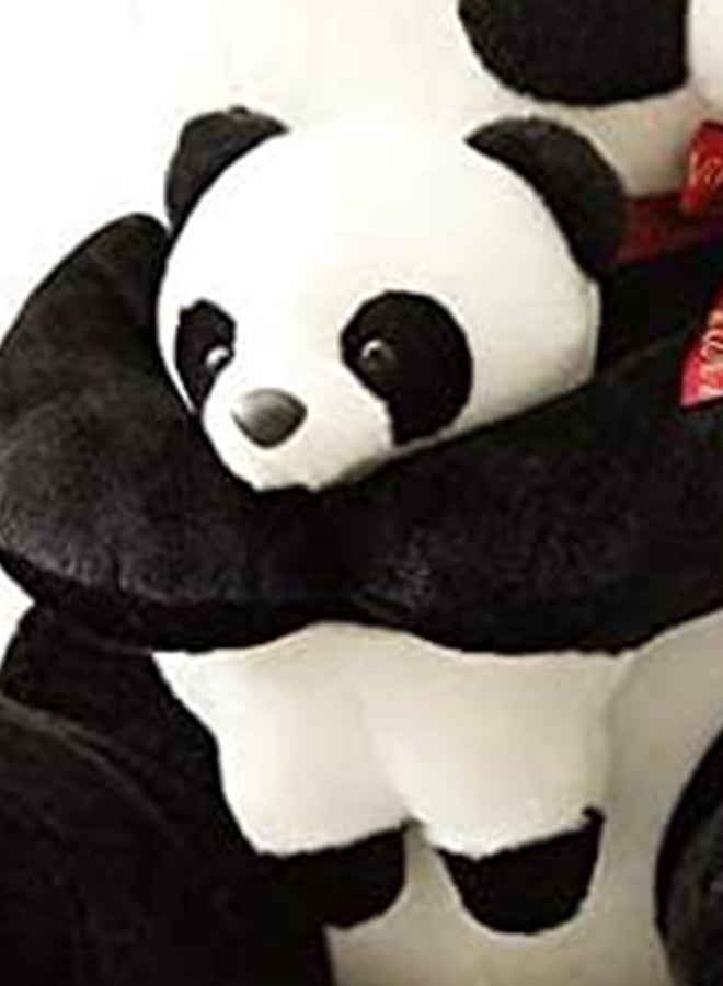 Halamodo Giant Panda With Baby Panda Stuffed Plush Toy 16Inch In Washable Velvet Fabric 50x30x20cm - Image 2