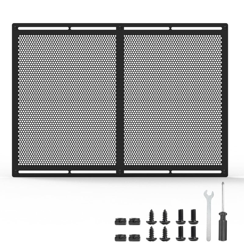Kessainely RV Entry Screen Door GrilleUpgraded Adjustable 1631 in Width 2126 in Height Metal Entry Screen Door ProtectorCamper Screen Door GrillRV Door Defender