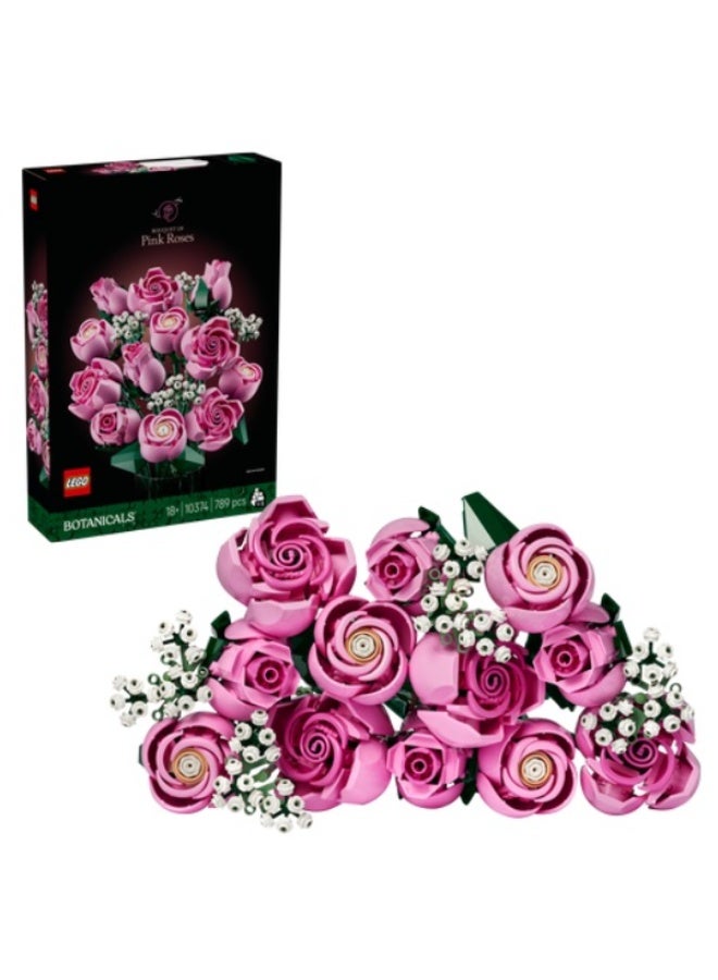 LEGO Botanicals Bouquet of Pink Roses Building Set - Image 1