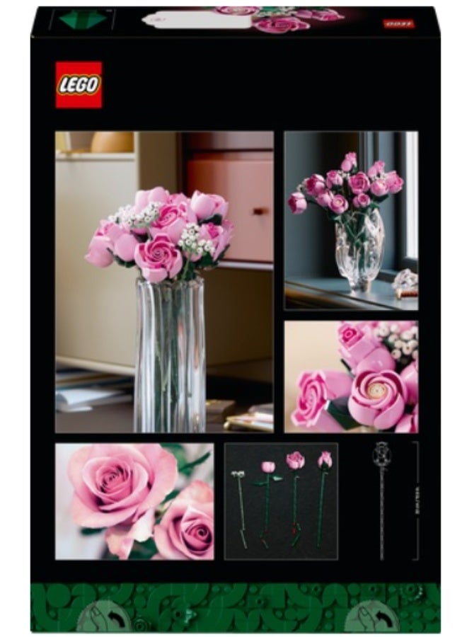 LEGO Botanicals Bouquet of Pink Roses Building Set - Image 2