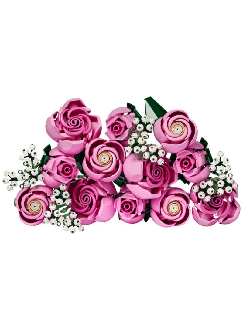 LEGO Botanicals Bouquet of Pink Roses Building Set - Image 3