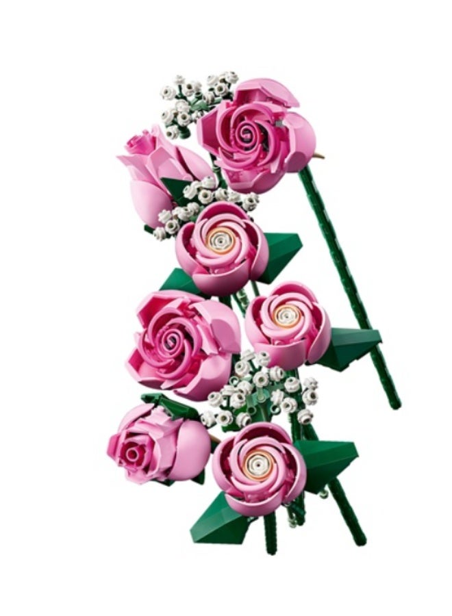 LEGO Botanicals Bouquet of Pink Roses Building Set - Image 5