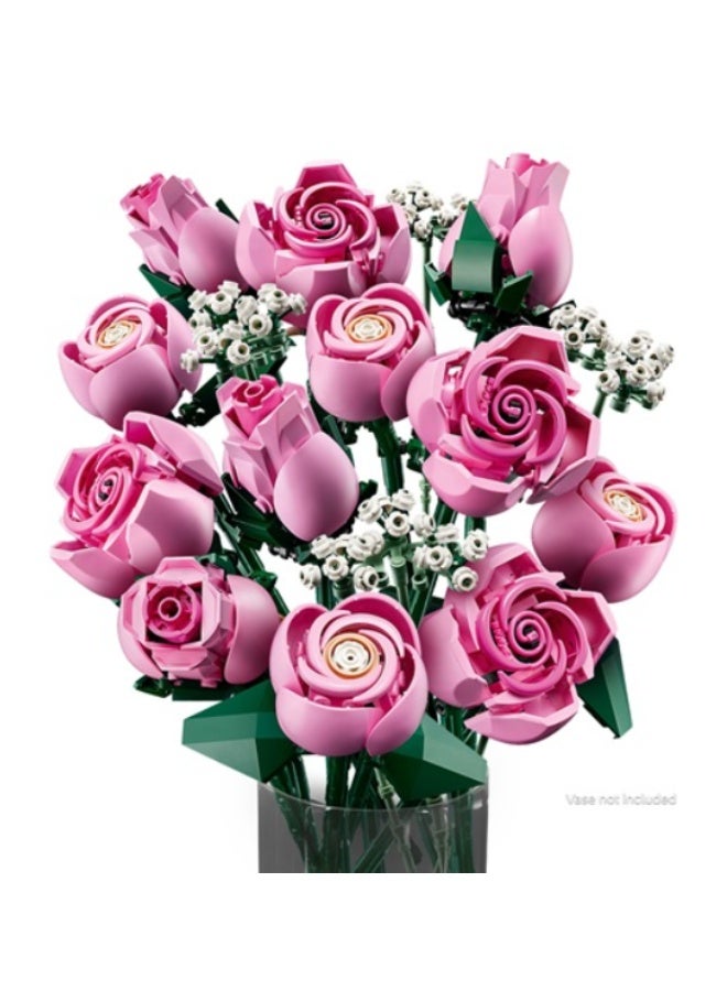 LEGO Botanicals Bouquet of Pink Roses Building Set - Image 4