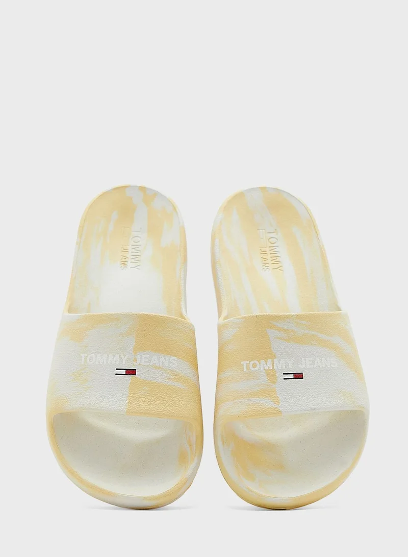 TOMMY JEANS One Strap Wave Slides