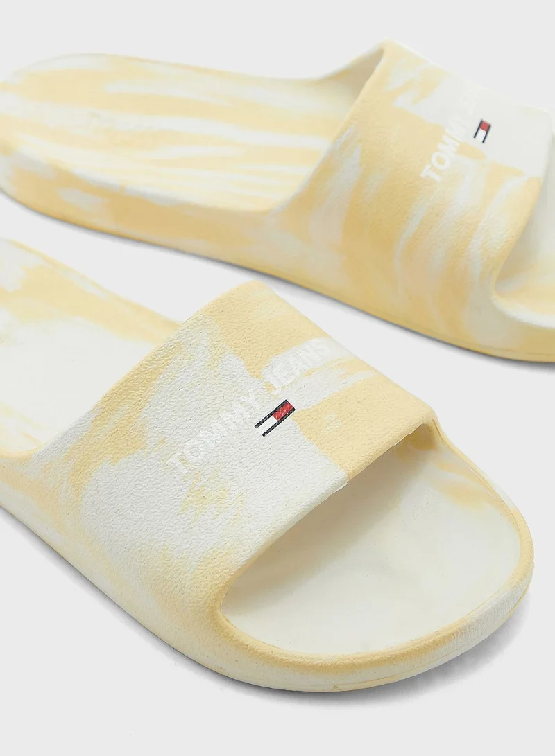 TOMMY JEANS One Strap Wave Slides