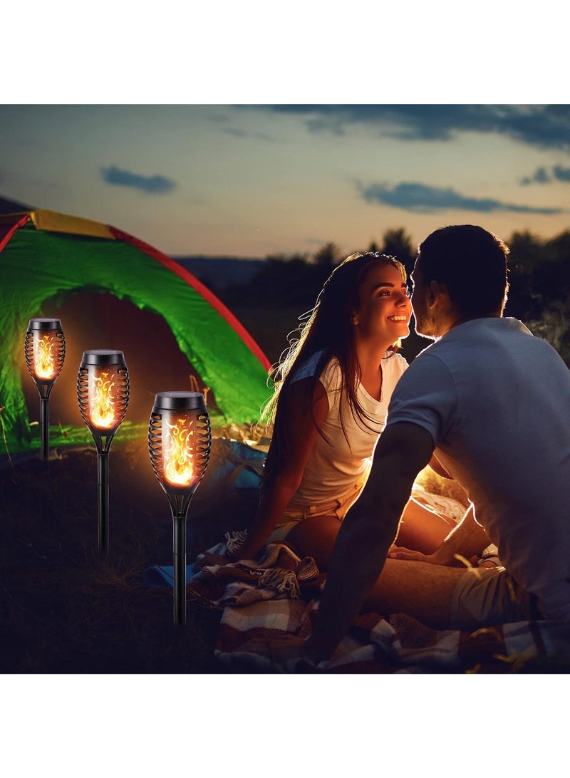 Y&D 2 Piece Outdoor Induction Courtyard Decoration Solar Flame Floor Lawn Lamp - Image 5