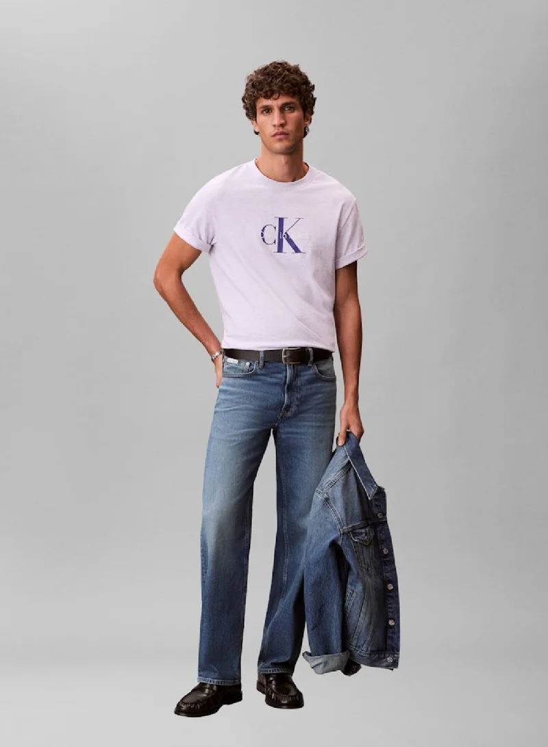 Calvin Klein Jeans  Monogram Logo T-Shirt for Men | Best Price UAE