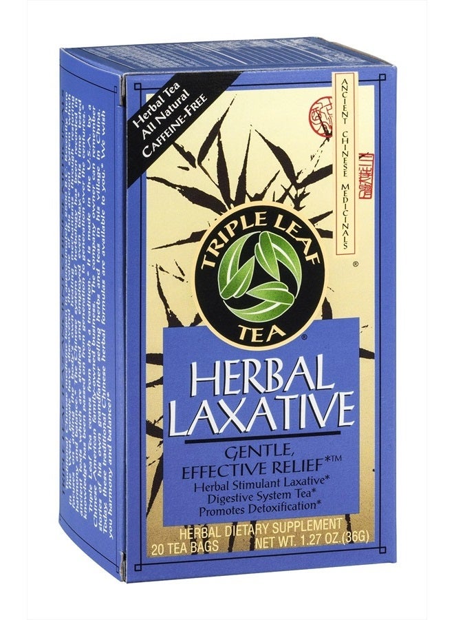 Triple Leaf Tea Herbal Laxative - 20 Tea Bags - Image 1