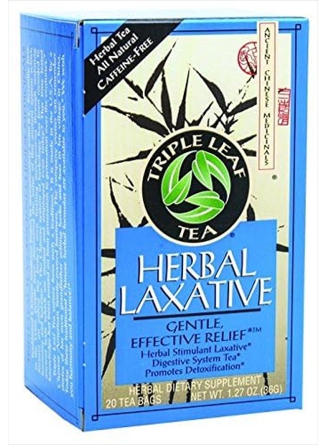 Triple Leaf Tea Herbal Laxative - 20 Tea Bags - Image 2