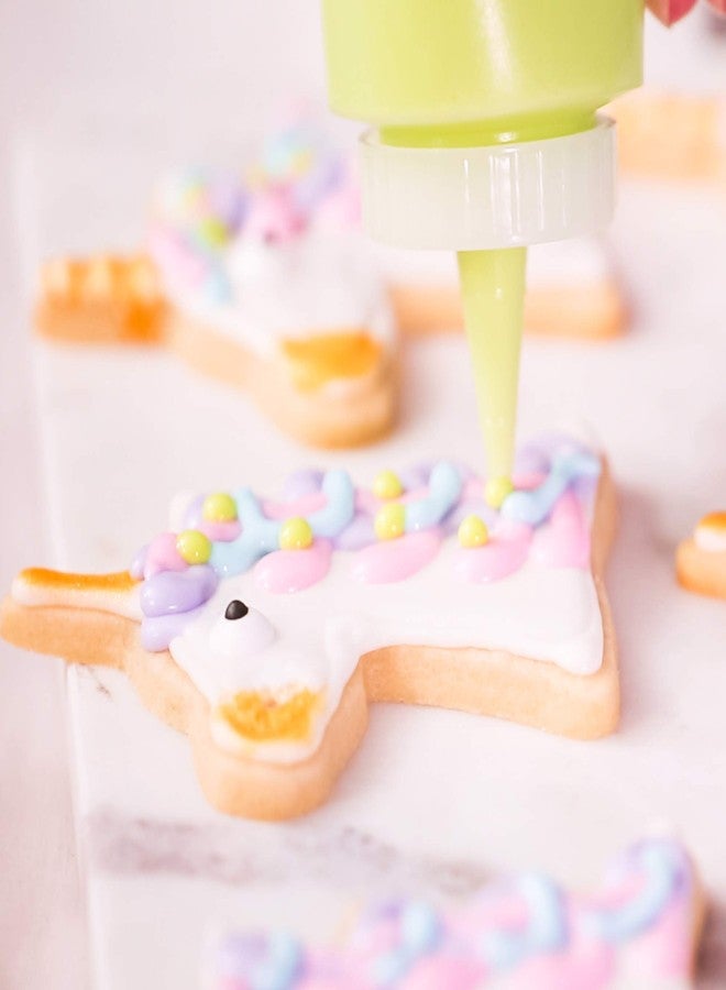 Fox Run Icing Squeeze Bottles for Cookie and Cake Decorating, Condiments, Sauces, Arts and Crafts, Set of 3, Clear - Image 3