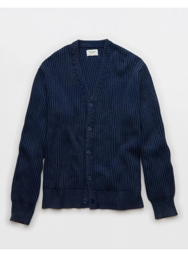 American Eagle AE Washed Shaker Cardigan
