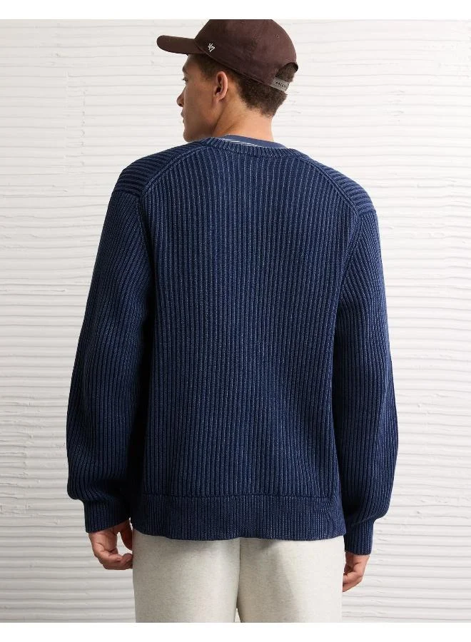 American Eagle AE Washed Shaker Cardigan