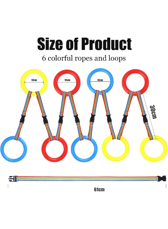 Pacify 12PCS Walking Rope for Preschool, Detachable Toddlers Walking Rope with Lock Handles Toddler Leash Wrist to Wrist for Kids School Kindergarten Outdoor Supplies - Image 3