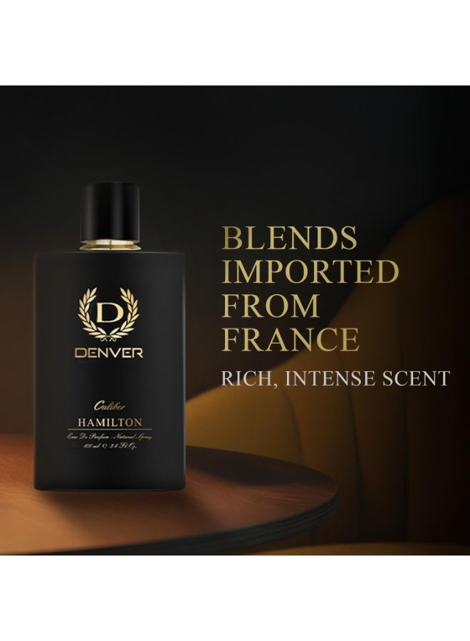 DENVER Caliber Deodorant 150 ML & Perfume 100 ML Combo For Men - Image 5
