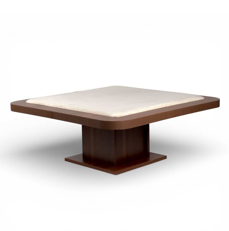ALBADER Carrom and Baloot 2-in-1 Table for Home and Indoor Play, Smart Multi-Purpose Wooden Table, Professional Smooth Carrom Board, Fixed Base, Easy Conversion, Perfect Size for Floor Sitting, Complete Carrom Coins Included - Image 1