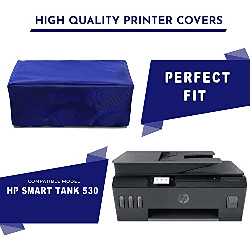 PalaP Dust Proof & Water Proof Washable protective Nylon Printer Cover Compatible for HP Smart Tank 530-(Blue) - Image 2