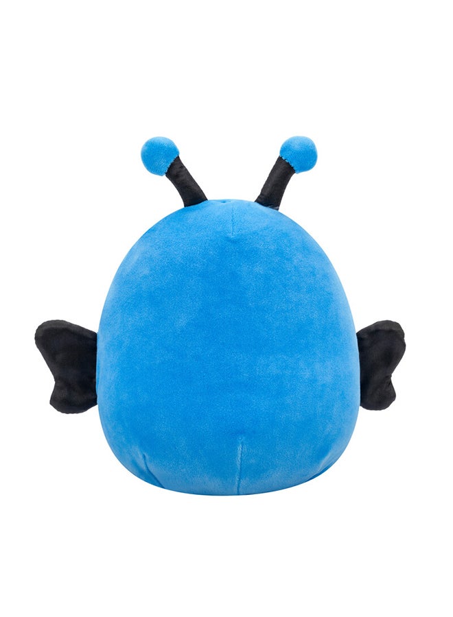 Squishmallows فراشة ويفرلي الزرقاء الصغيرة بارتفاع 7.5 بوصة بأجنحة زرقاء داكنة لعبة بلاستكية مرخصة رسمياً من كيلي توي هدية ملونة وناعمة للأطفال والفتيات والفتيان قابلة للغسل وطرية لعبة بلون متعدد لجميع الأعمار - Image 2