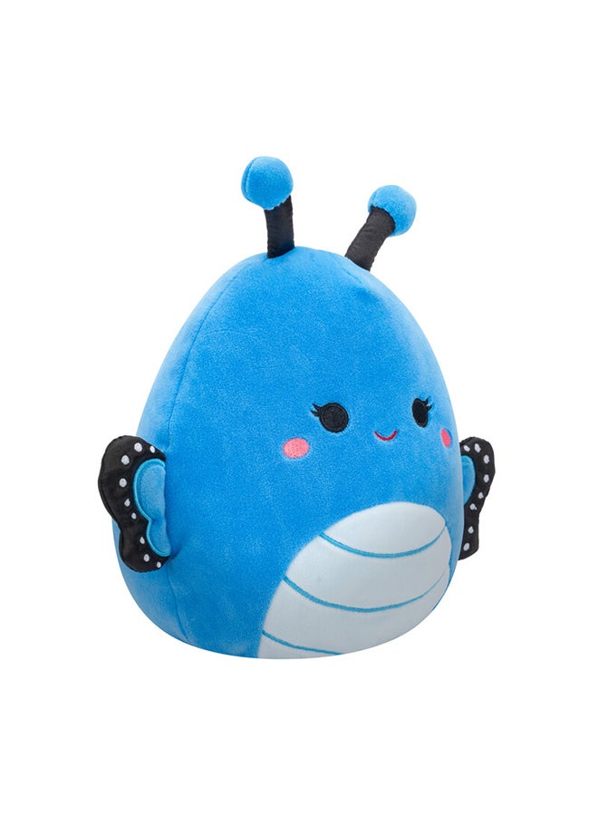 Squishmallows فراشة ويفرلي الزرقاء الصغيرة بارتفاع 7.5 بوصة بأجنحة زرقاء داكنة لعبة بلاستكية مرخصة رسمياً من كيلي توي هدية ملونة وناعمة للأطفال والفتيات والفتيان قابلة للغسل وطرية لعبة بلون متعدد لجميع الأعمار - Image 4